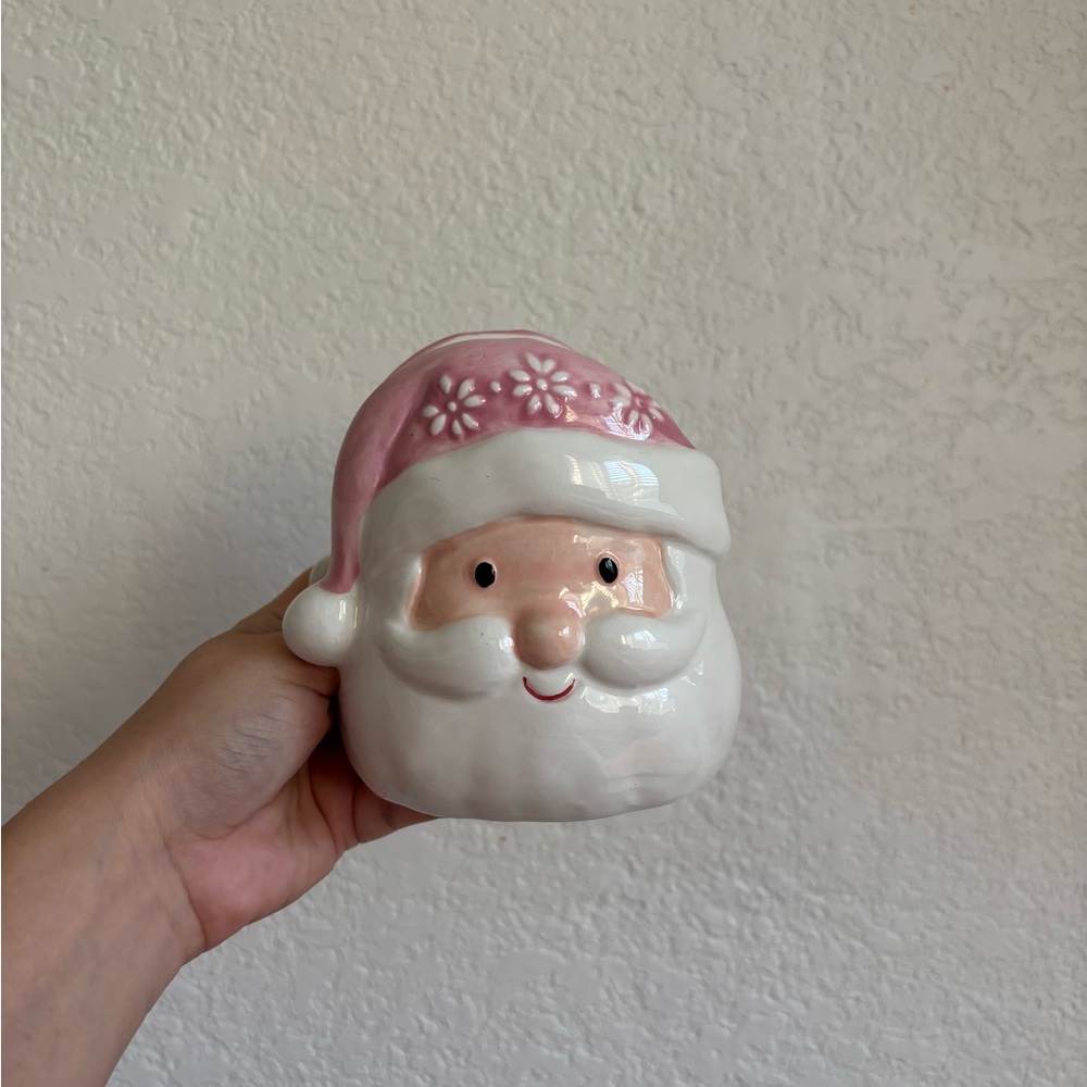 Pink Santa Napkin Holder 🩷